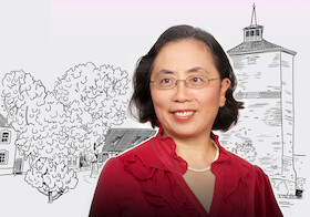 Bild: Abschiedslesung der Burgschreiberin Luo Lingyuan