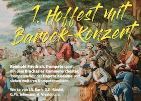 Bild: Hoffest mit Barock-Konzert - Open Air Barock-Gala