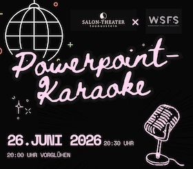 Bild: Powerpoint-Karaoke im Salon-Theater