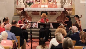 Bild: Kammerkonzert der 48. Meersburger Sommerakademie - Werke von Mendelssohn, Rousell, Lully, Leroy Anderson u.a.