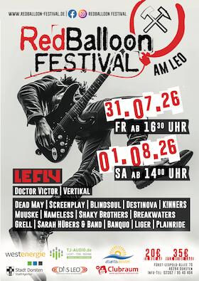 Bild: Red Balloon Festival 2026 - Festival-Ticket 31.07.2026 und Samstag 01.08.2026