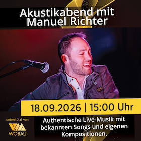 Bild: Akustikabend mit Manuel Richter