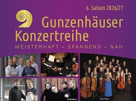 Bild: Das KonzertABO 2026/2027 - 6. Gunzenhäuser Konzertreihe