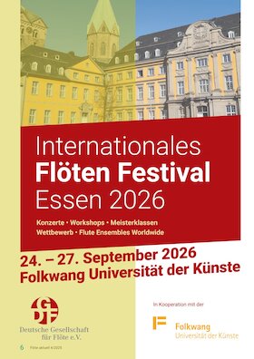 Bild: Internationales Flöten Festival - Essen 2026 - Tagesticket Samstag