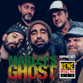 Bild: Marley's Ghost - Best of Bob Marley | Reggae Night  meets Warehouse Seven - Vorband: René Moreno Band