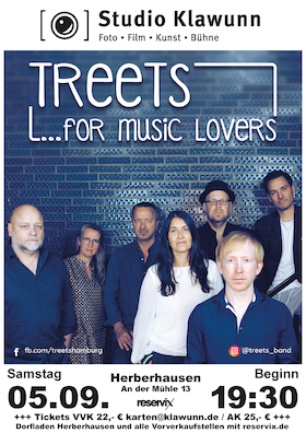 Bild: Treets – for music lovers - Erstmals im Studio Klawunn