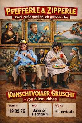 Bild: "Kunschtvoller Gruscht" von ällem ebbes - Schwäbische Comedy