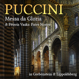 Bild: Puccini: Missa da Gloria & Peteris Vasks: Pater noster - Kreiskantorei Hofgeismar, Kurpfalzphilharmonie Heidelberg, Solisten