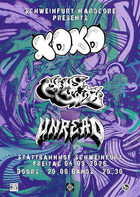 Bild: XOXO + Minus Youth - support: Unread