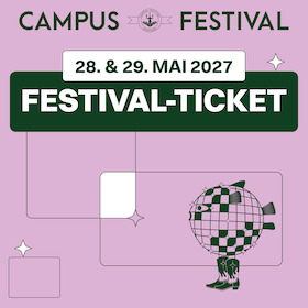 Bild: Campus Festival Konstanz 2027 - die größte Feierei direkt am Bodensee!