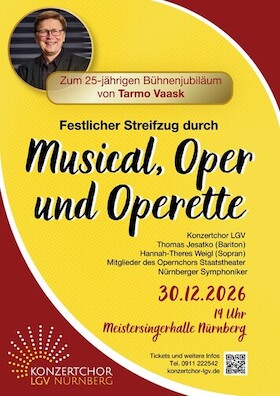 Bild: Festlicher Streifzug durch Musical, Oper und Operette - zum 25-jährigen Bühnenjubiläum von Tarmo Vaask