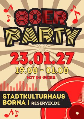 Bild: 80er Jahre Party - die besten Hits der 80er