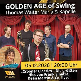Bild: GOLDEN AGE of Swing – Crooner Classics mit Thomas Walter Maria & Kapelle | Magdeburg | machwerk