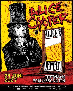 Bild: ALICE COOPER - ALICE’S ATTIC - LIVE 2027