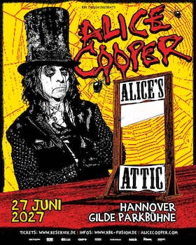Bild: ALICE COOPER - ALICE´S ATTIC - LIVE 2027