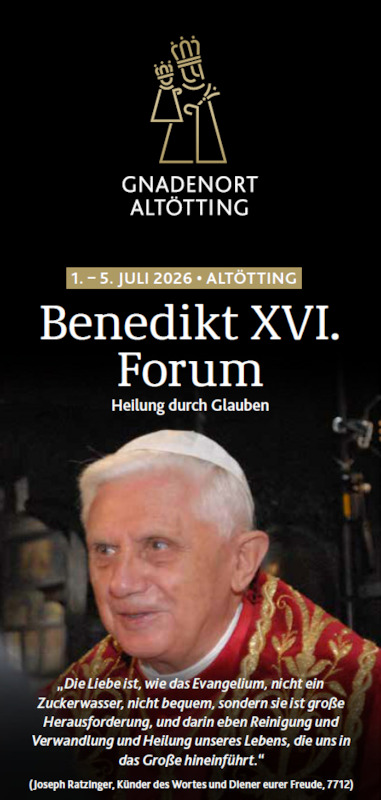 Benedikt XVI. Forum - Heilung durch Glauben