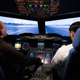 Image: A380 Flugsimulator