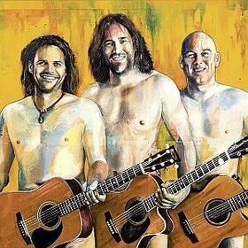 Image: 3 Männer nur mit Gitarre
