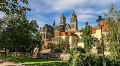 Garten der Möllenvogtei am Magdeburger Dom